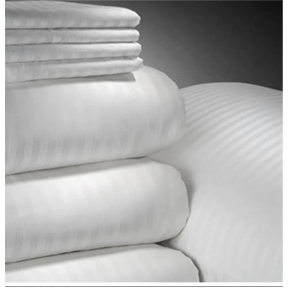 400 TC WHITE PLAIN 100% Cotton Sheet Set‎ Twin Minimalist Modern Luxury Sleek